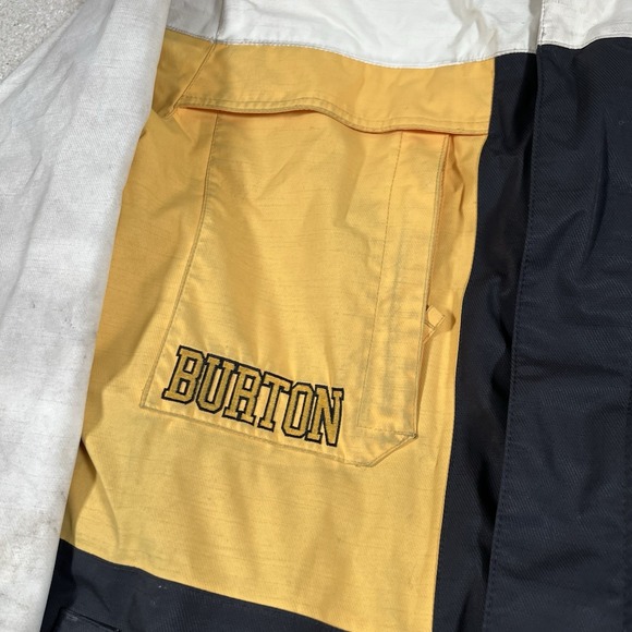 Burton Dryride Snowboard Ski Jacket Size Mens Large Yellow Black - Picture 5 of 11